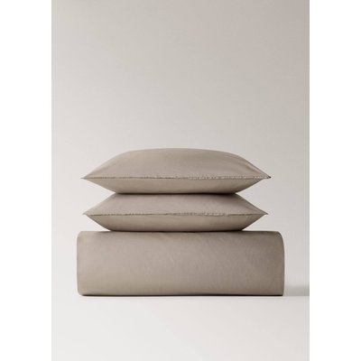 Housse de couette percale de coton 300 fils lit 150/160 cm MANGO HOME