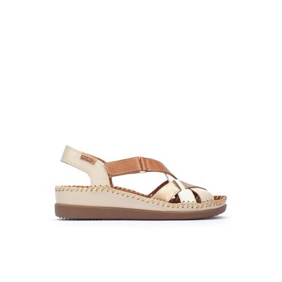 Sandales en cuir talon compensé PIKOLINOS