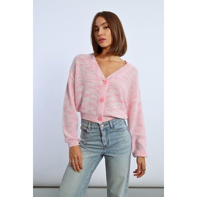 Gilet crop en maille LILI SIDONIO