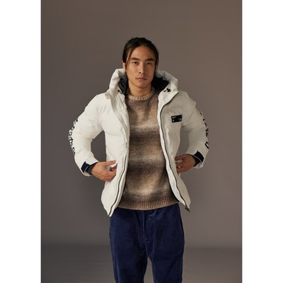 Doudoune blanche courte La Redoute