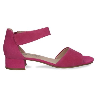 Sandales a talon rose pale La Redoute