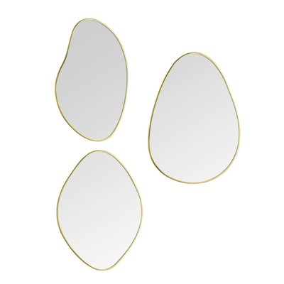Lot de 3 miroirs Viola, design organique BOITE A DESIGN