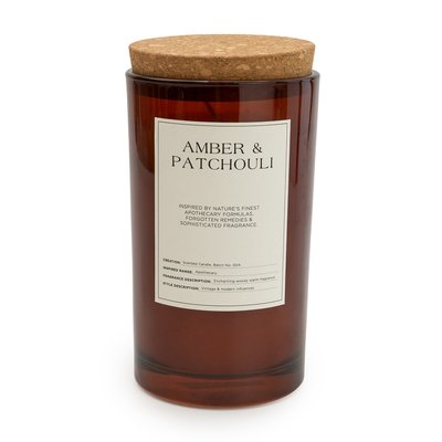Apothecary Amber & Patchouli Jar Candle SO'HOME