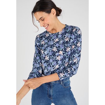 T-shirt maille chaude imprimé végétal DAMART