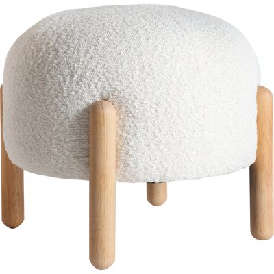 Tabouret en coton bouclé, nordique RECOLLECTION