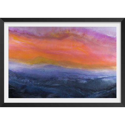 Poster orange bleue HEXOA