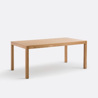Rechthoekige eiken tafel, rechte randen, Nusso LA REDOUTE INTERIEURS