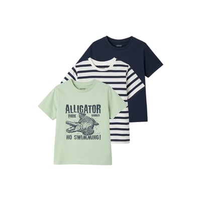 Lot 3 T-shirt manches courtes VERTBAUDET