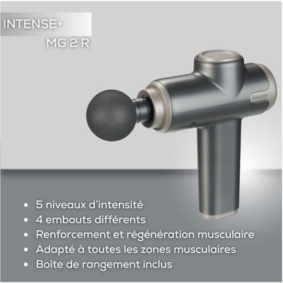 Pistolet de massage MG 2 R - 5 niveaux d'intensité BEURER