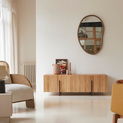 Buffet bas en teck massif 165 cm HONORINE TIKAMOON