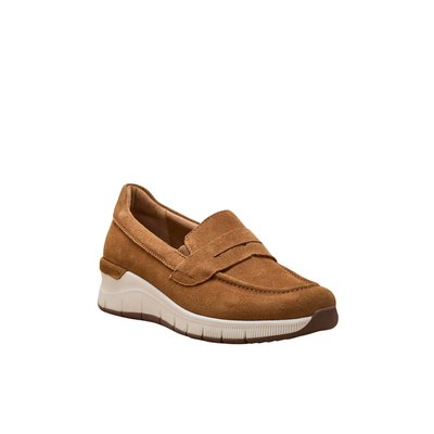 Chaussures élastiquées cuir velours PEDICONFORT