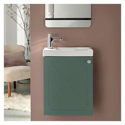 Ensemble meuble lave-mains + robinet AVA MOB IN