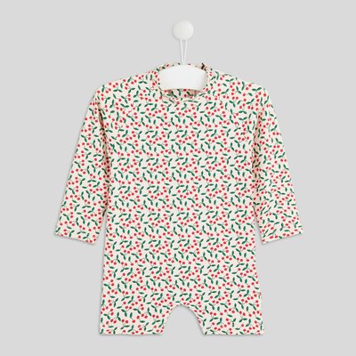 Maillot de bain combinaison manches longues imprimé BOUT'CHOU
