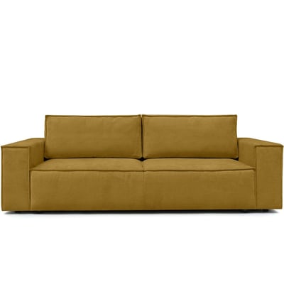 Canapé convertible 3 places en tissu chenille - HARPER HOMIFAB