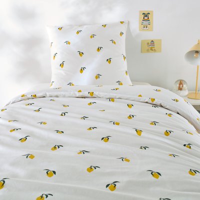 Parure de lit enfant coton, taie carrée, Citron LA REDOUTE INTERIEURS