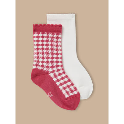Lot de 2 paires de chaussettes vichy CYRILLUS