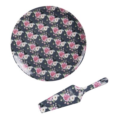 Coffret plat à tarte avec sa pelle   31 cm-LILY TABLE PASSION
