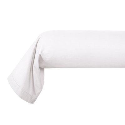 Taie d'oreiller en percale de coton bleu, ALCOVE OLIVIER DESFORGES
