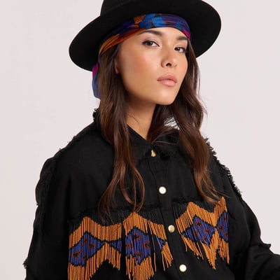 Veste à motifs et perles JOSEFA WILD