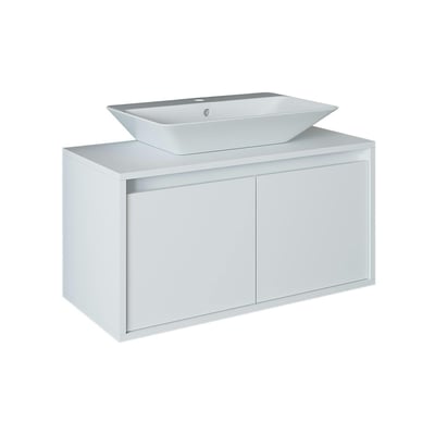 Meuble suspendu 2 portes + vasque VIVE PIER IMPORT