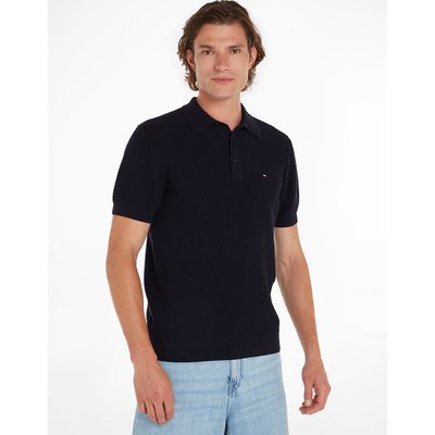 Poloshirt aus Strukturjersey TOMMY HILFIGER