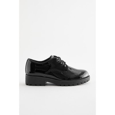 Chaussures en cuir à lacets - pointure large NEXT
