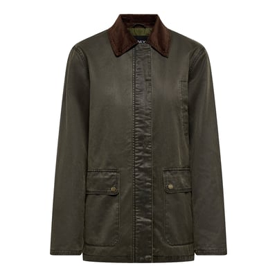 Parka col en velours ONLY