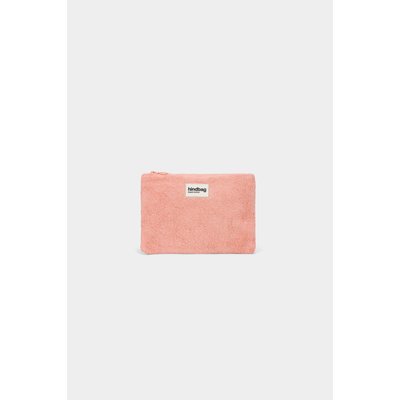 Pochette Ema Éponge rose corail HINDBAG