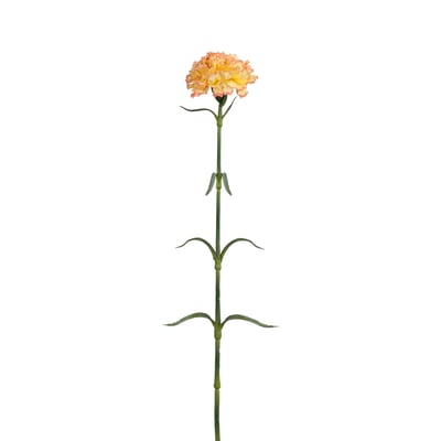 Tige d'œillet artificielle avec feuillage H55 SIA