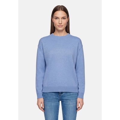 Pull-over en maille basique à col droit BETTY BARCLAY