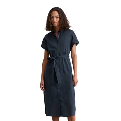 Robe chemisier relaxed en voile de coton léger MARC O'POLO