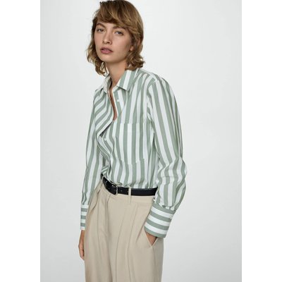 Chemise rayée femme mango on sale