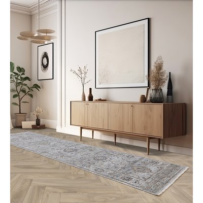 Softly Faded Antique Look Runner Rug SO'HOME