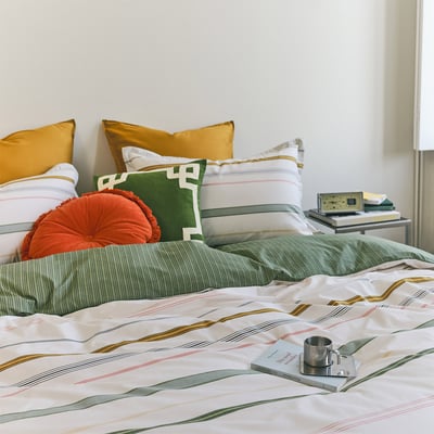 Drap plat en percale de coton , MASCARON DESFORGES