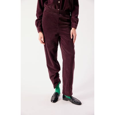 Pantalon carotte en velours PADOW AMERICAN VINTAGE