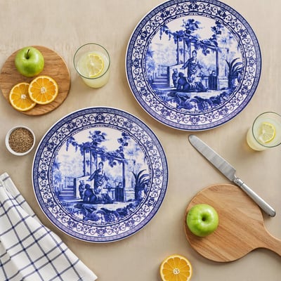 Блюда для сервировки, набор из 6 шт Antique Blue / Антик Блю SO'HOME