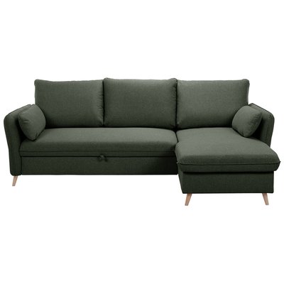Canapé d'angle convertible réversible avec coffre en tissu 3-4 places DRISS MILIBOO