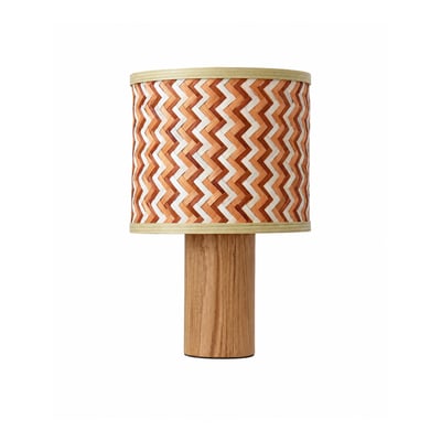 Lampe à poser en bois de chêne et bambou - PHIL MAISON PAVANE