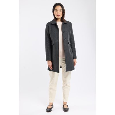 Manteau droit en drap de laine ARMOR-LUX