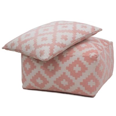 Pouf carré en tissu, style ethnique ARTE ESPINA