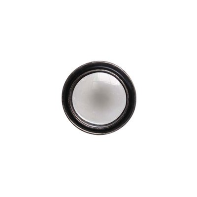 Miroir Convexe Mural Rond Patiné Argent - Diamètre 19cm WADIGA