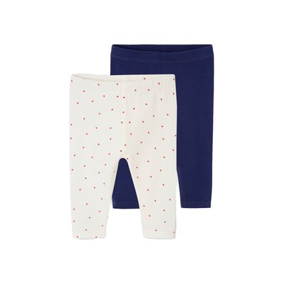 Lot de 2 leggings Basics VERTBAUDET