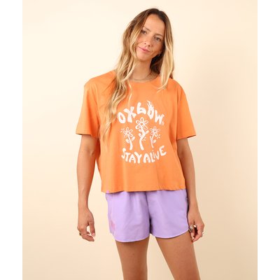 Tee-shirt court et large imprimé EXTAZ OXBOW