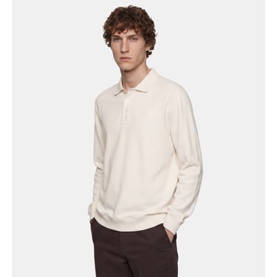 Polo manches longues dolpiq en coton piqué bio GALERIES LAFAYETTE