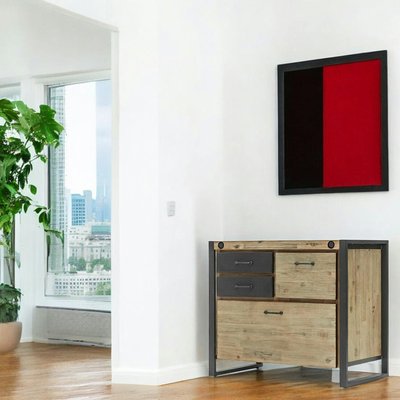 Meuble de Rangement style industriel en bois et métal BROOKLYN PIER IMPORT