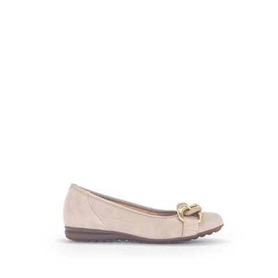 Ballerines en cuir à talon compensé GABOR
