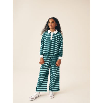 Ensemble haut style rugby et pantalon large NEXT