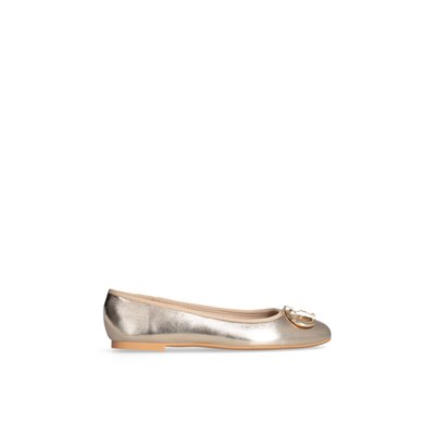 Ballerines en cuir lamé LIU JO