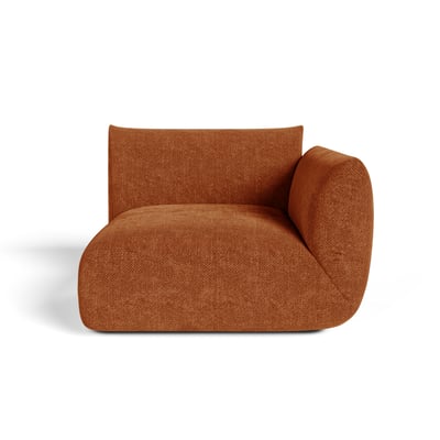 Module d'angle droit en velours chenillé NOOMA SIA HOME