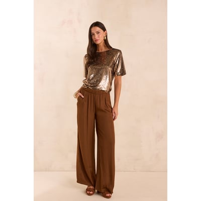 Pantalon large satiné TOBIAS Maison 123